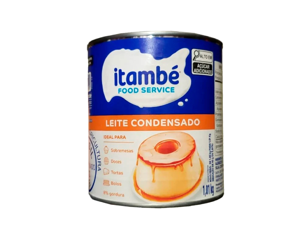 LEITE CONDENSADO GRANDE INTEGRAL ITAMBÉ 1,01 KG (CX 12 LT)